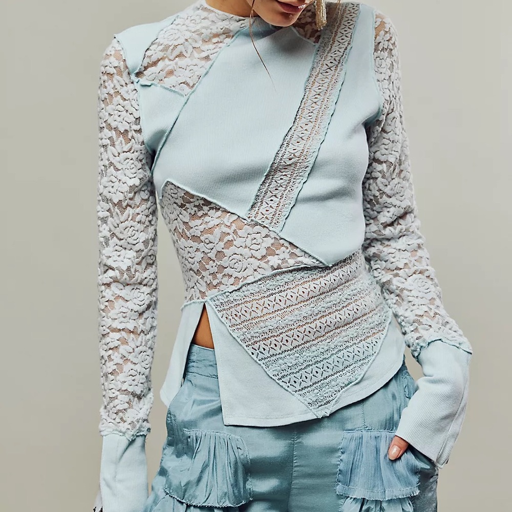 First Frost Layering Top blue